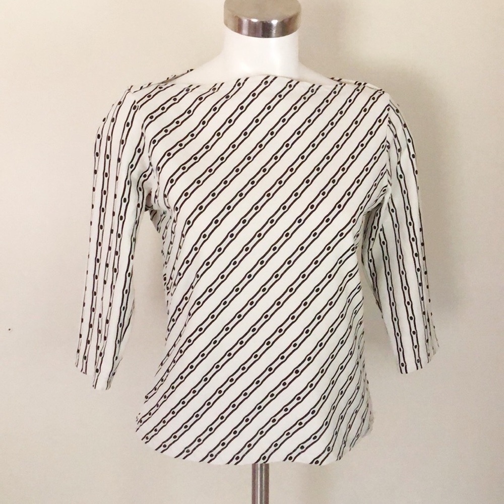 Anne Fontaine Gaelle Boat Neck Top Size M